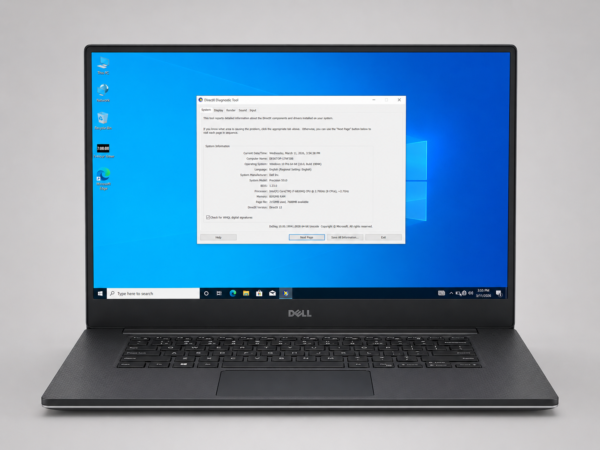 Dell Precision 5510 – Core i7 6th Gen, 8GB RAM, 256GB NVMe SSD, Quadro M1000M 2GB, 15.6-inch FHD