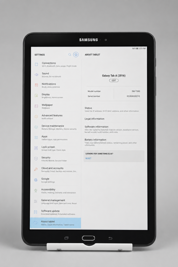 Samsung Galaxy Tab A 10.1 (2016) – 2GB RAM, 16GB Storage, 10.1-inch Display