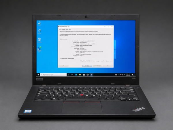 Lenovo ThinkPad L480 – Core i5 7th Gen, 8GB RAM, 256GB SSD, 14-inch