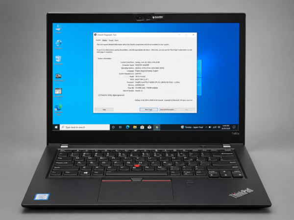 lenovo T480 lapbazar (3) Lenovo ThinkPad T480s – Core i7 8th Gen, 8GB RAM, 256GB SSD, 14-inch
